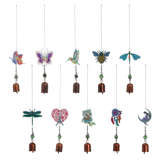 Wind Chime Bell Pendant  - 5D DIY Diamond Crafts