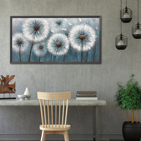 (80*40cm)Dandelion - Full Round Drill Diamond Painting