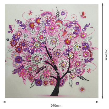 5D DIY Special Shaped Diamond Painting Tree Cross Stitch Embroidery Kit