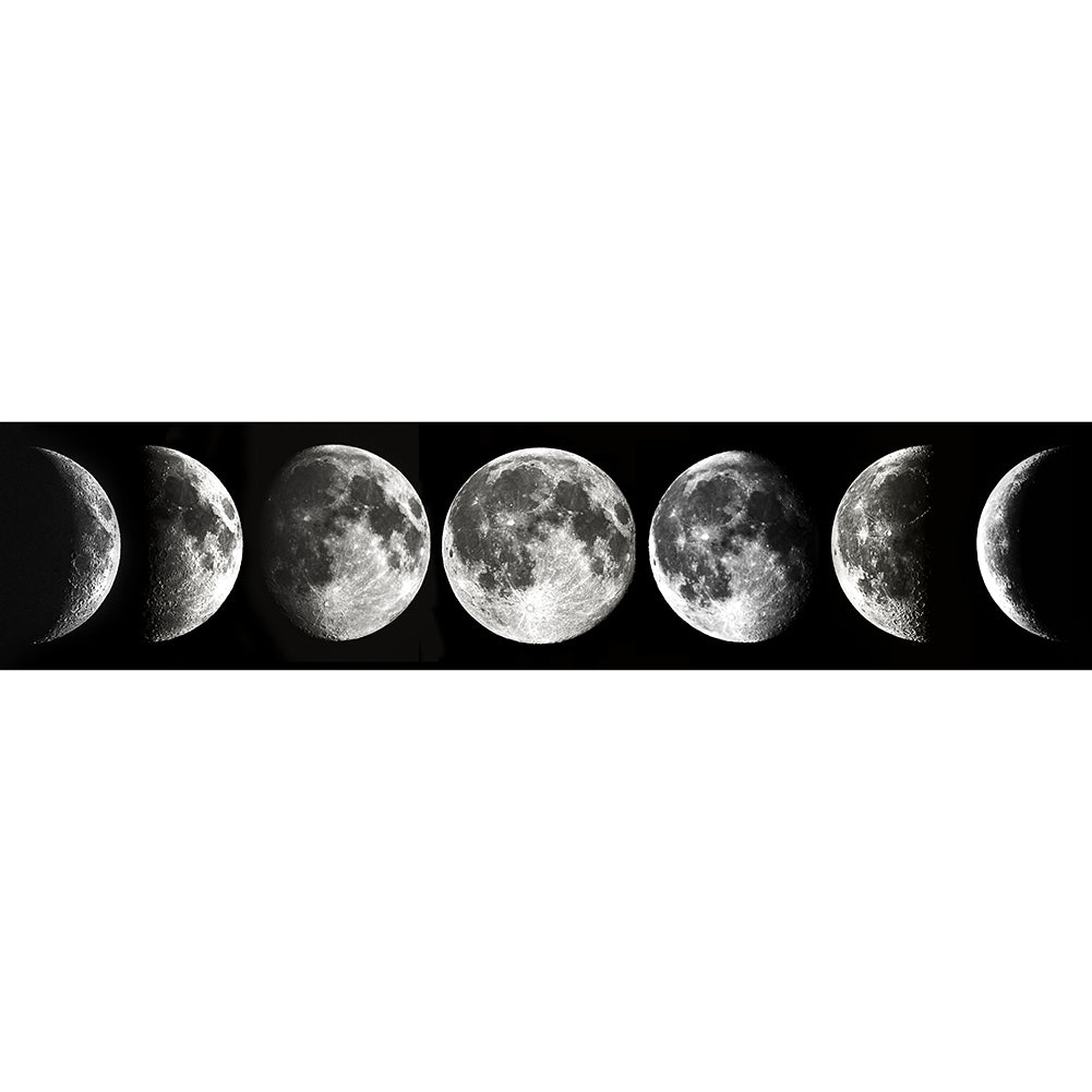 (115*30cm)Moon - Full Round Drill Diamond Painting