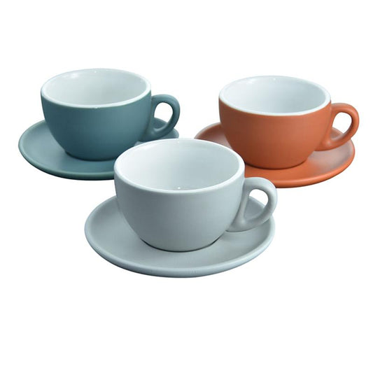Nordic Concise Style Italy Tasse Espresso Cup Saucer Sets Tea Nespresso Latte Coffee Cup Tazas Copos Bardak Vasos De Plastico