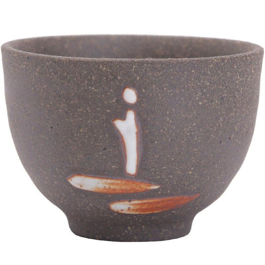 Vintage Zen Tea Cup Japanese Style Coarse Pottery Teacup Handmade Master Cup Tea Bowl Creative Home Decor New Drinkware