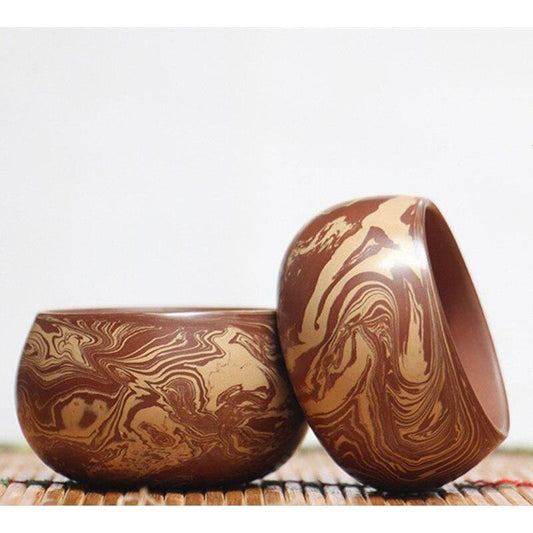Vintage Pottery Tea Cup Drinkware Ancient Ceramic Cup Pu'er Teacup 90ml Pottery Tea Ceremony Accessories