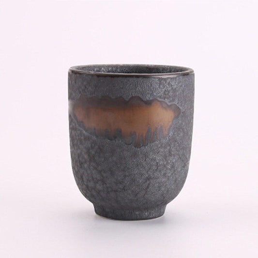 Vintage Tea Cup Japanese retro imitation stoneware tea bowl coarse pottery ceramic water cup drinkware for home decor accessory
