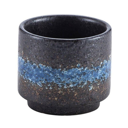 Vintage Water Mug Hand painted Tea Cup Japanese Style Teacup Stoneware Ceramic Teacup Cuisine Drinkware