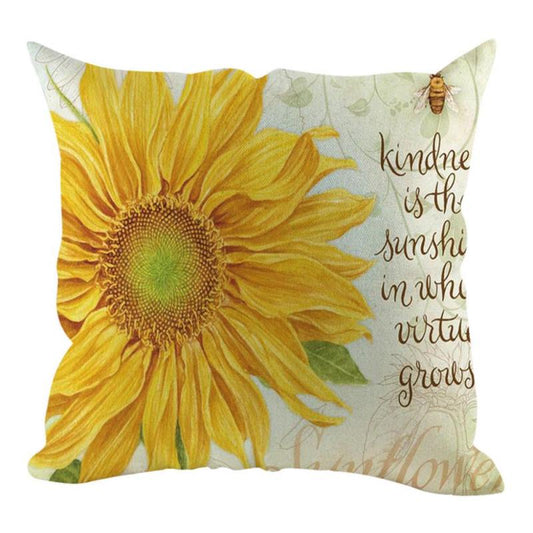 Single sided Printing Cushion cover Thanksgiving pumpkin sofa cushions Pillow cases Linen pillow covers Sofa Decor