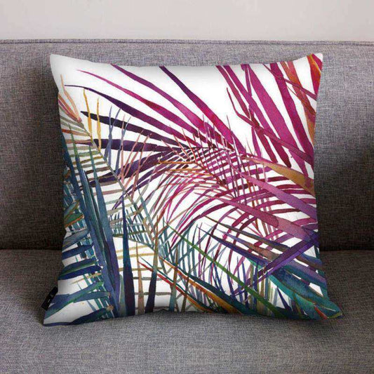 New Tropical Plants Printing Pattern Pillowcase Cover Green Leaves Polyester Pillow Case Cushion 45x45m fronha travesseiro