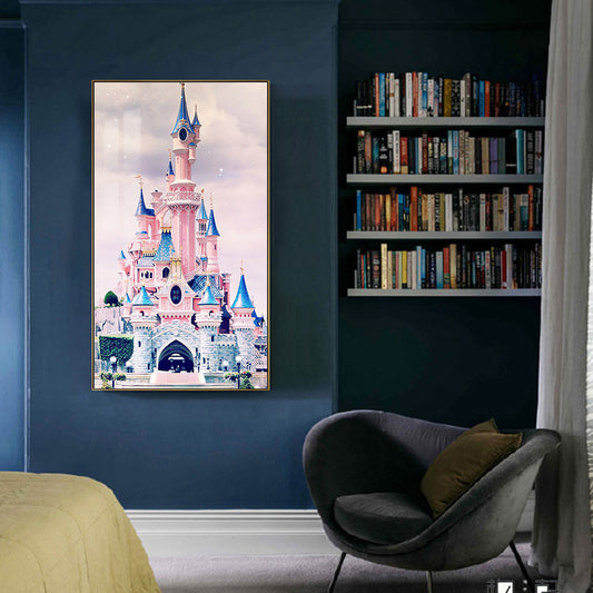 (45*85cm)Colorful Castle - Full Round Drill Diamond Painting