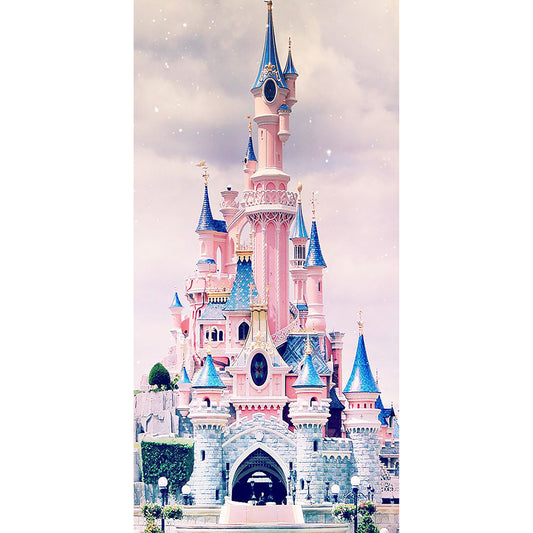 (45*85cm)Colorful Castle - Full Round Drill Diamond Painting