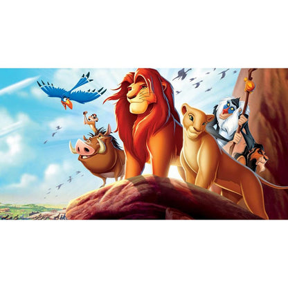 (100*50cm)Cartoon Lion King - Full Round Drill Diamond Painting