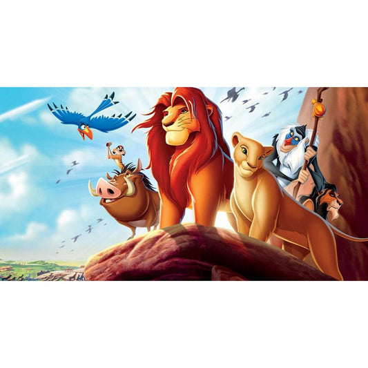 (100*50cm)Cartoon Lion King - Full Round Drill Diamond Painting