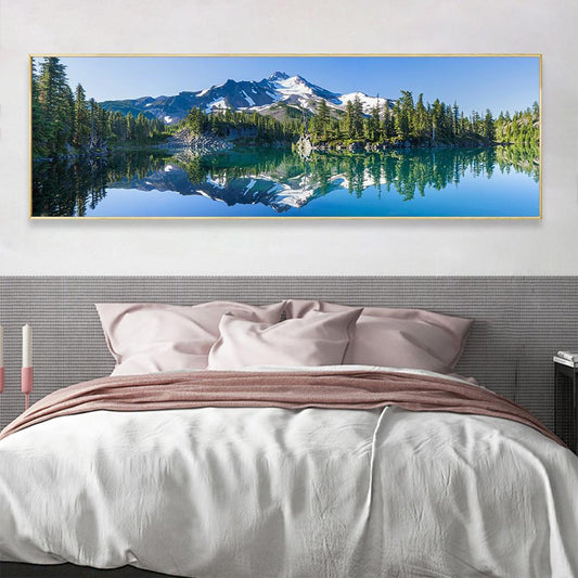 (80*30cm)Landscape - Full Round Drill Diamond Painting