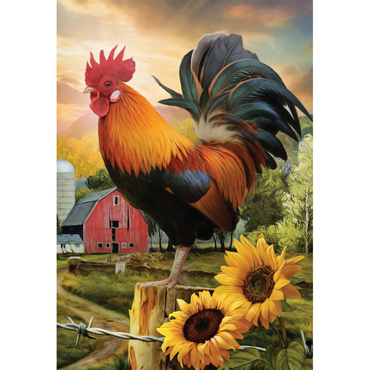 Rooster - Full Round Drill Diamond Painting