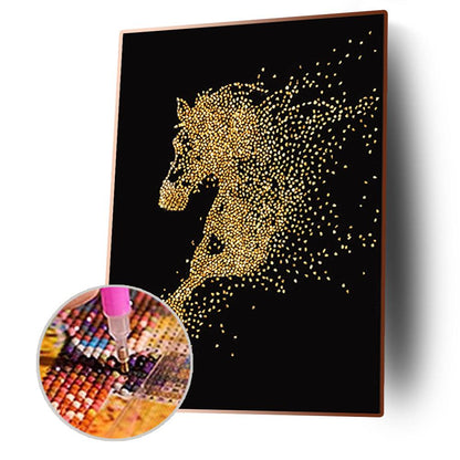 (40*50cm)Horse - Full Round Drill Diamond Painting