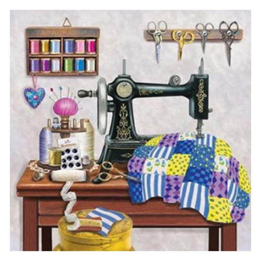 Sewing Machine - Full Round Drill Diamond Painting