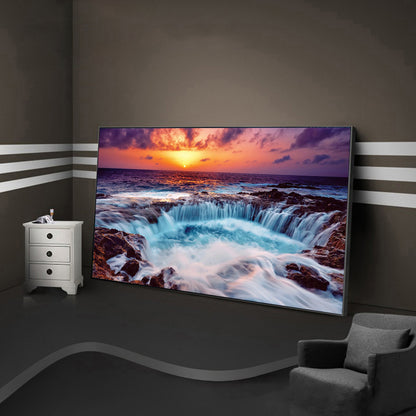 (85*45cm)Waterfall - Full Round Drill Diamond Painting