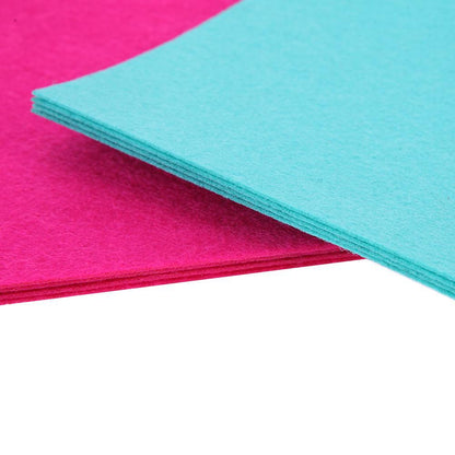 40pcs Non-Woven Polyester Cloth DIY Crafts Felt Fabric Sewing Accessories