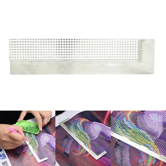 Stainless Steel Diamond Painting Paste Sticker Dot Rhinestone Point Ruler