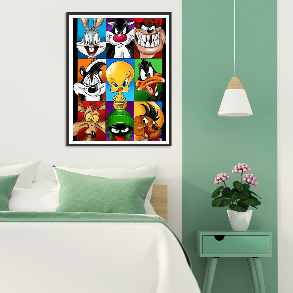 (40*50cm)Cartoon Character - Full Round Drill Diamond Painting