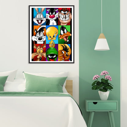 (40*50cm)Cartoon Character - Full Round Drill Diamond Painting