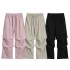 Summer vibe-style loose plus size women's pants trousers custom wide leg casual jogger pants stacked pants for women