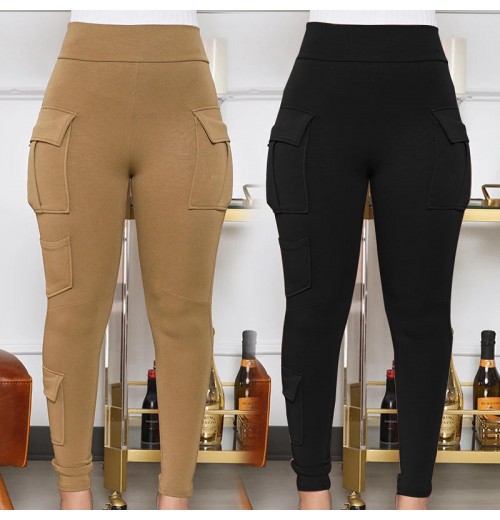 New Arrival Spring Women's Pants & Trousers High Waist Casual Slim Fit Stylish Office Wear Trousers Women Cargo Sweat Pants