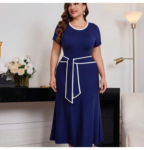 OEM/ODM Manufacture Wholesale Fashion Women Apparel Wholesale Autumn Dress Office Slimming Long Sleeve Dress