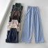 high waist casual loose wide leg pants elastic women's pants & trousers spring 2023 women clothing